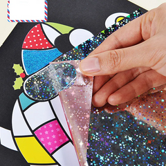 Kit de Pintura com Papéis Transfers Glitter - A mágica vai acontecer