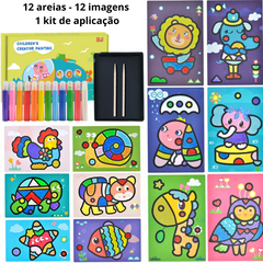 Kit de Pintura Criativa com Areia