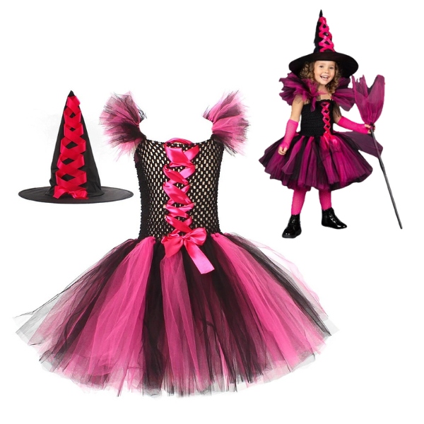 Bruxa Halloween Fantasia Infantil