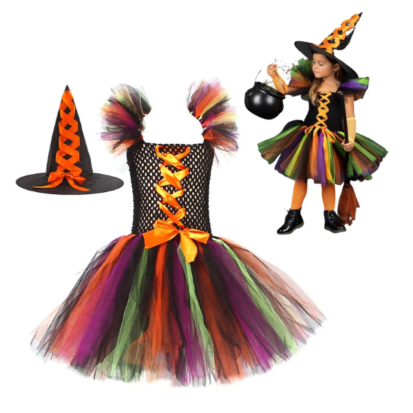 Bruxa Halloween Fantasia Infantil