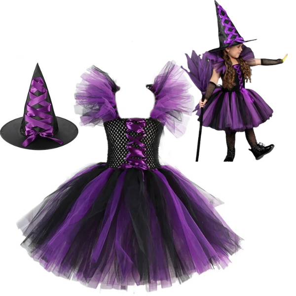 Bruxa Halloween Fantasia Infantil