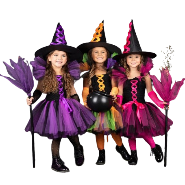 Bruxa Halloween Fantasia Infantil