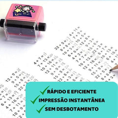 Carimbo Educativo Operações Matemáticas - Aprenda Brincando