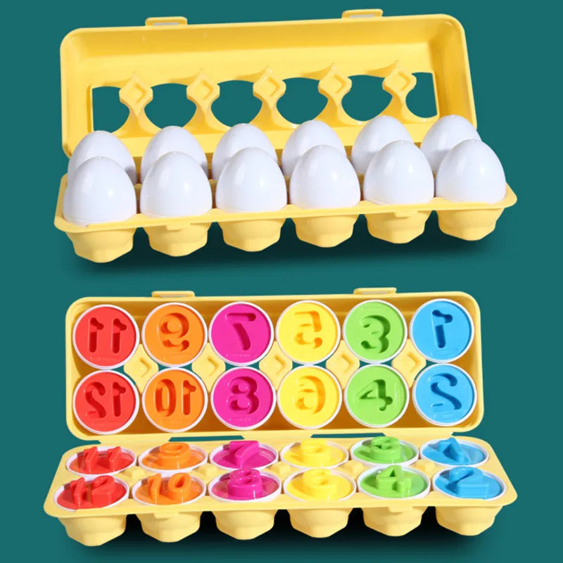 Brinquedo Educacional Ovos de Encaixar Montessori