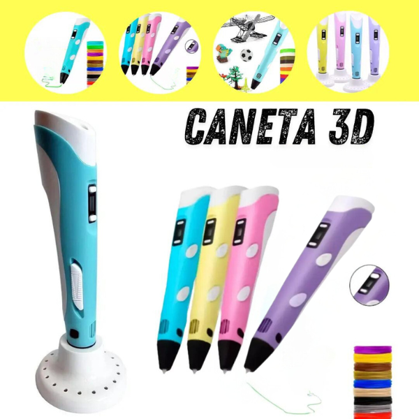 Caneta Mágica 3D - Desenvolva a criatividade