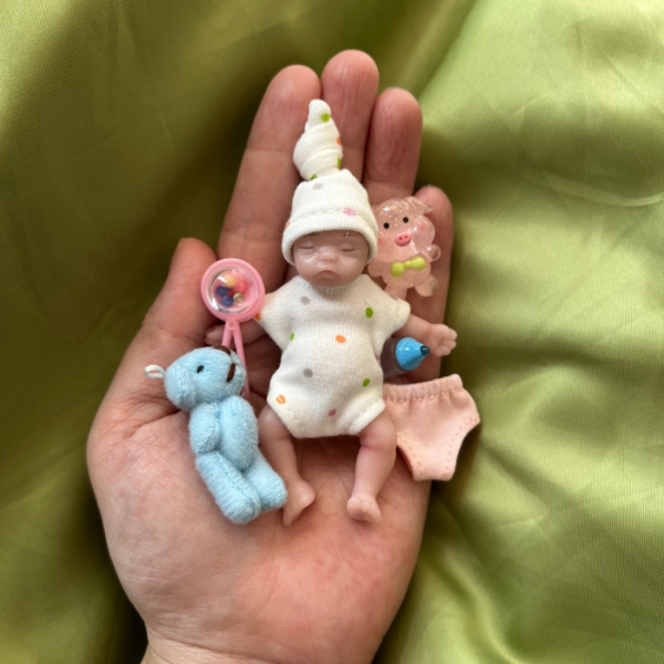 Micro Bebê Reborn - Bem realista e molinho - Todo em Silicone