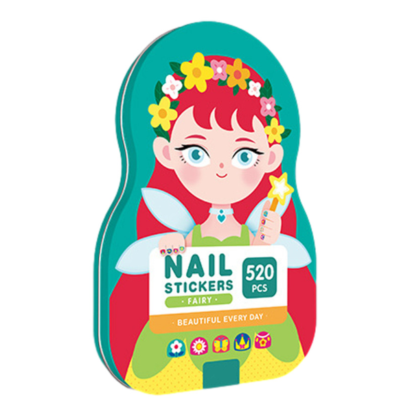 Adesivos Fofos para Unhas - 520 unidades - As Princesas com unhas preciosas