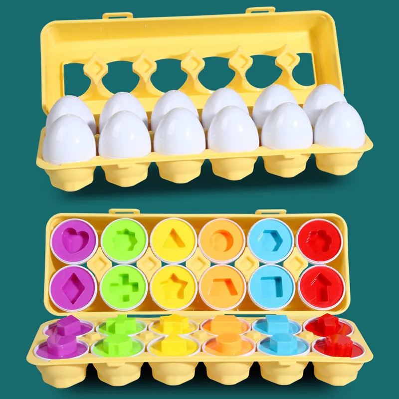 Brinquedo Educacional Ovos de Encaixar Montessori