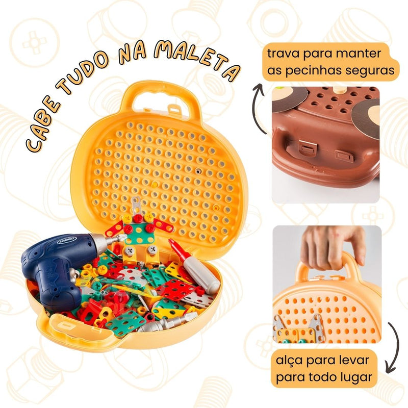 Maleta Criativa Montessori - Cachorro e Urso