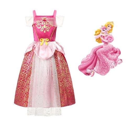 Aurora - Bela Adormecida Luxo - Fantasia Infantil - Princesas