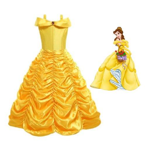 Bela - Bela e a Fera Luxo - Fantasia Infantil - Princesas