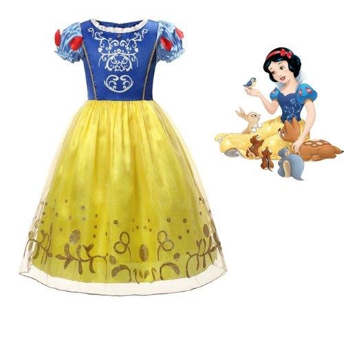 Branca de Neve Luxo - Fantasia Infantil - Princesas