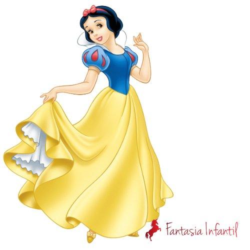 Branca de Neve Luxo - Fantasia Infantil - Princesas