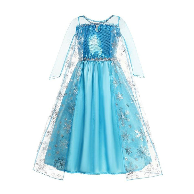 Elsa Frozen Luxo - Fantasia Infantil - Princesas