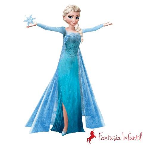 Elsa Frozen Luxo - Fantasia Infantil - Princesas