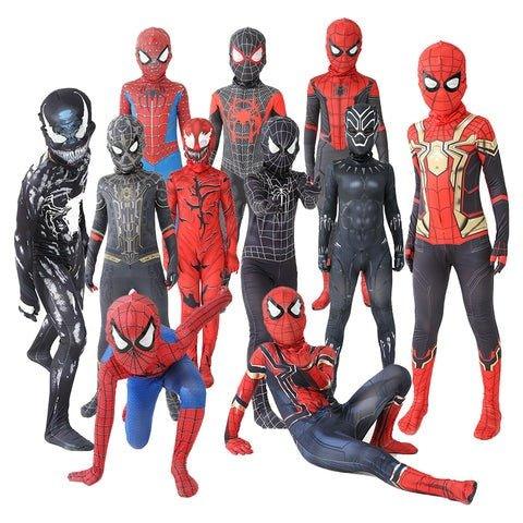 Homem Aranha Personagens e Homem de Ferro - Fantasia Infantil