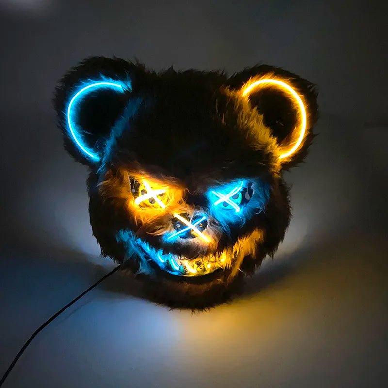 Mascara Urso Led - Terror Halloween