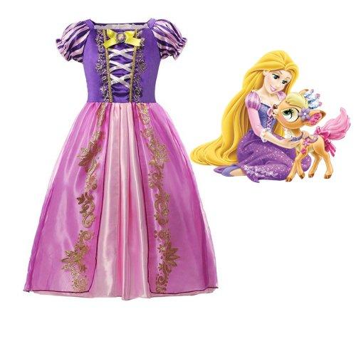 Rapunzel Luxo - Fantasia Infantil - Princesas