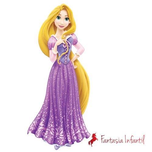 Rapunzel Luxo - Fantasia Infantil - Princesas