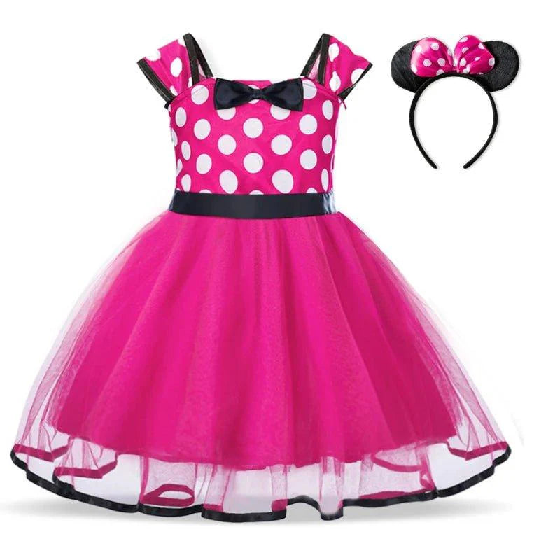 Vestido Minnie - Fantasia Infantil - Disney