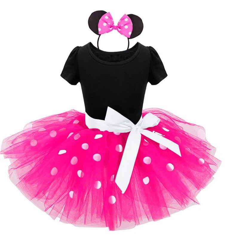 Vestido Minnie - Fantasia Infantil - Disney