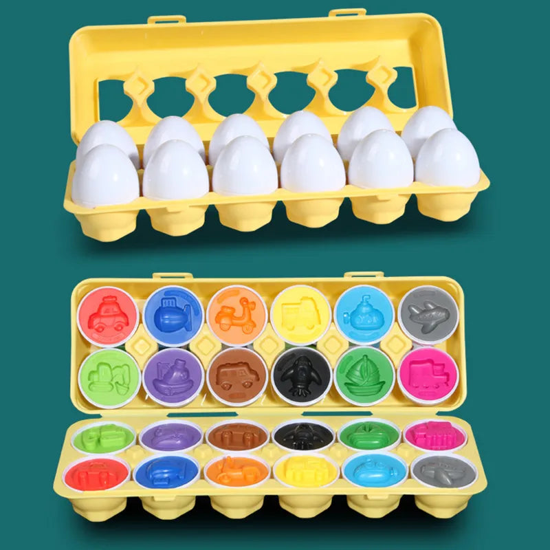 Brinquedo Educacional Ovos de Encaixar Montessori